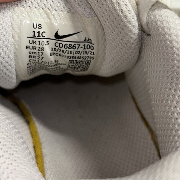 Nike Air Max 90 Youth US Size 11C White Running Sneaker Shoes CD6867-100 - Picture 11 of 11